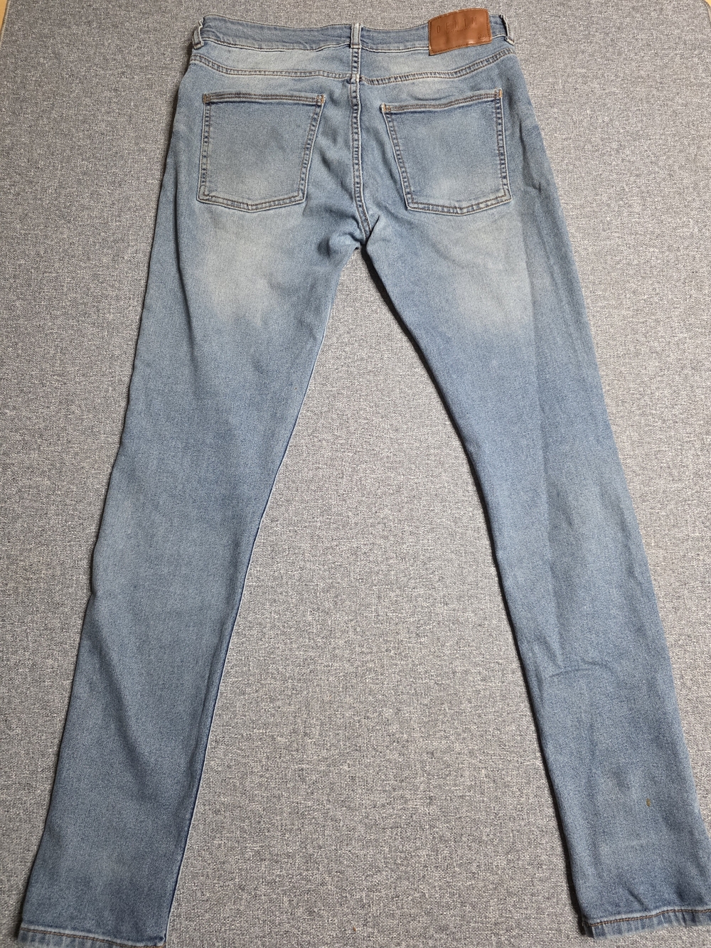 C&A Light Wash Slim Fit Denim Jeans - Size 32 - Picture 5 of 6